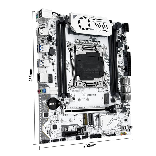 MACHINIST New upgrade X99 Gaming Motherboard LGA 2011-3 cpu C612 Chip Supports TPM2.0 Four Channel DDR4 NVME/WIFI M.2 Interface.