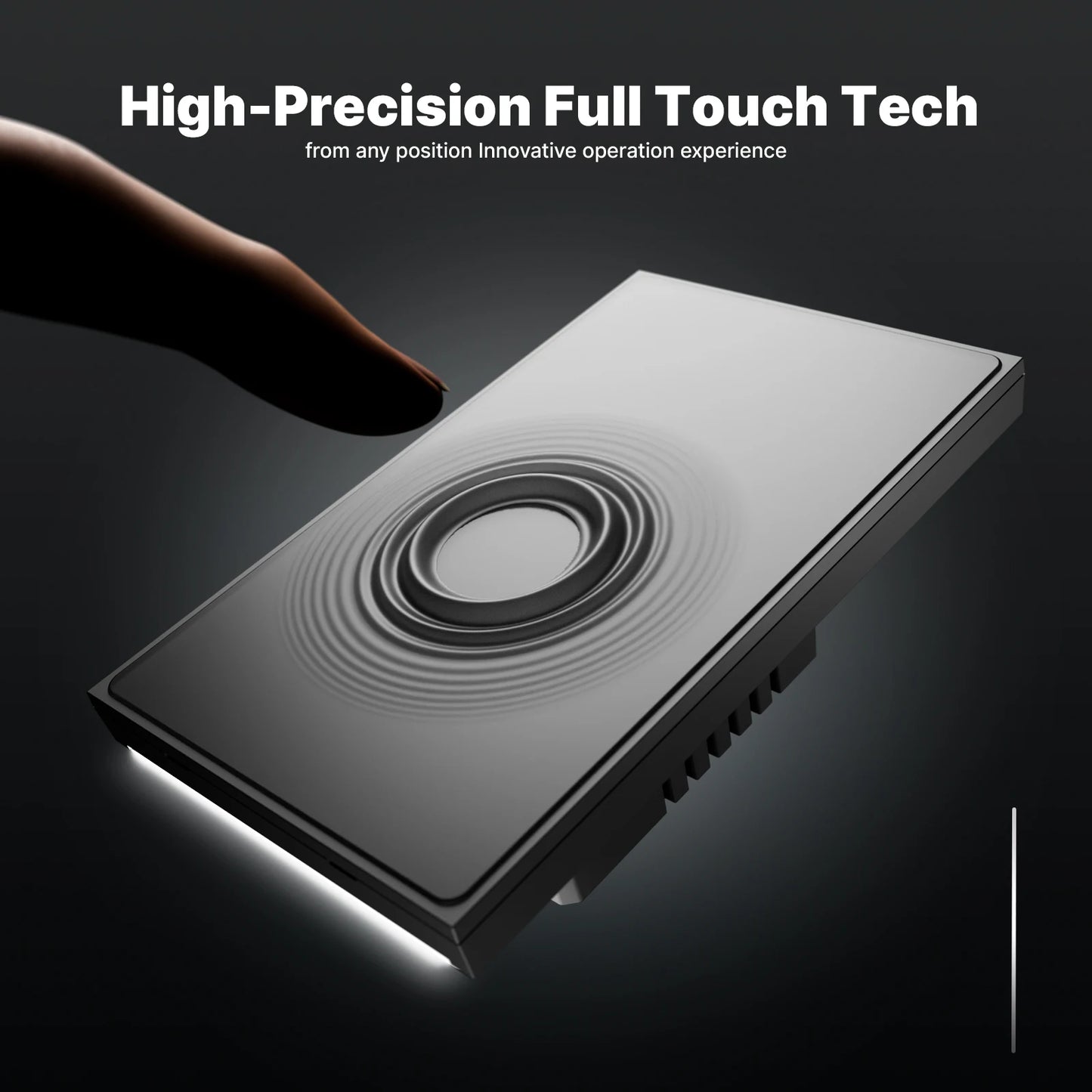 MOES Tuya ZigBee Star Feather Schalter US Smart Air Touch mit neutraler Lichtszene 2in1 APP-Fernbedienung mit Alexa Google Home.