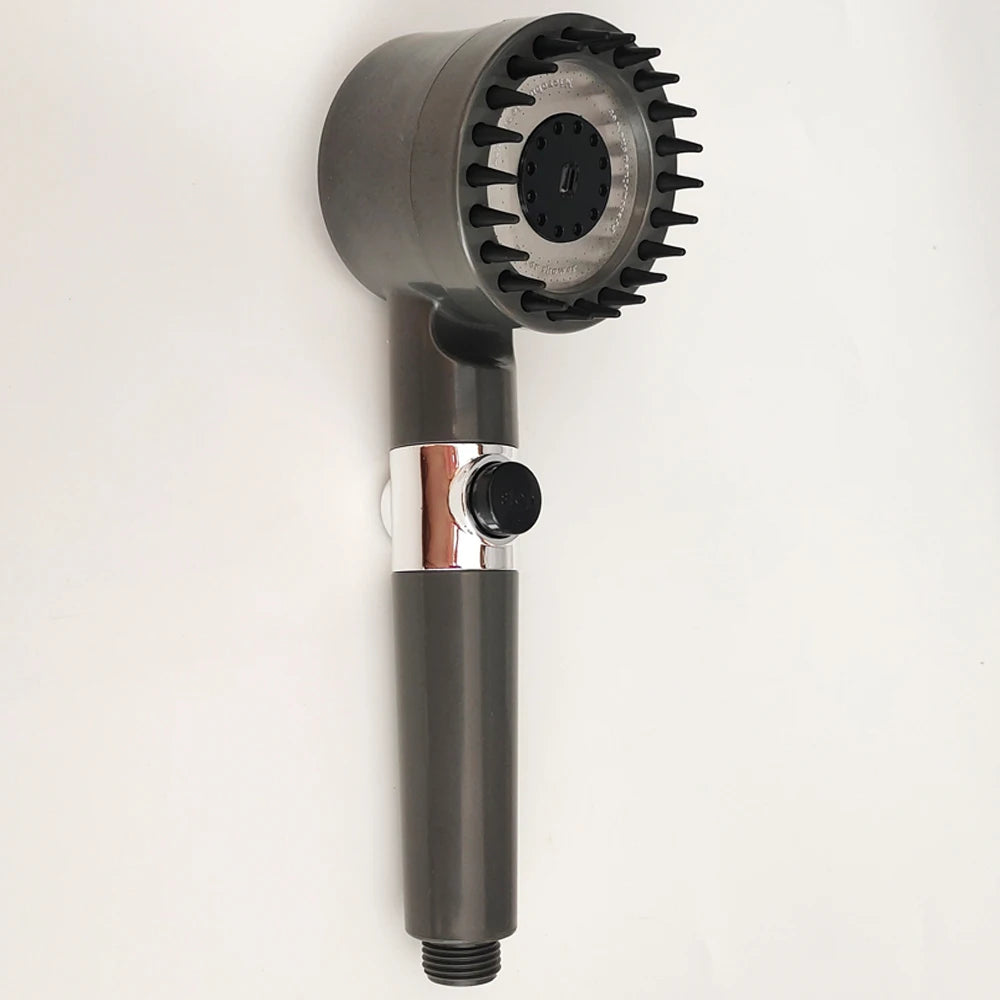 4 Modes Shower Head High Pressure Showerhead One-Key Stop Water Massage Shower Head With Filter Element Bathroom Accessories