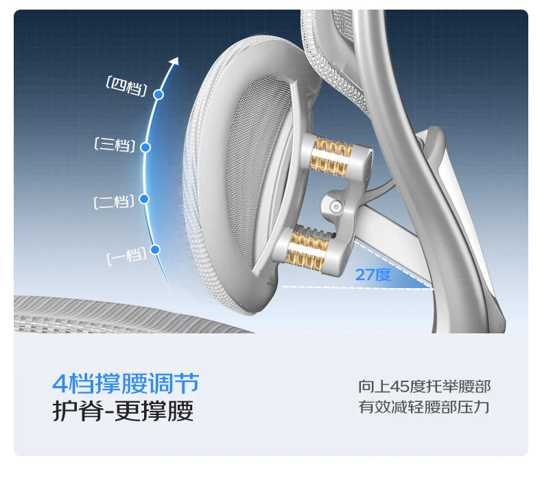 Ergonomischer Computerstuhl Designer Bequeme nordische Fußstütze Moderner trendiger Bürostuhl Entspannendes Lesen Muebles-Möbel