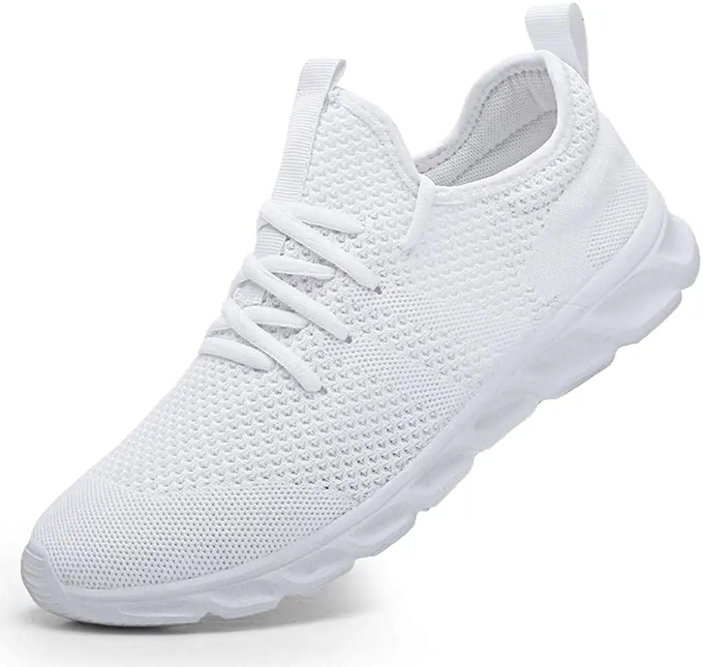 2024 Trend men's casual shoes light sneaker white large size outdoor breathable mesh fashion sports black running tennis shoes