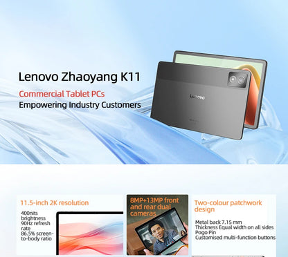 Lenovo K11/plus TB352FC Global Firmware Tablet Global Version 6G+128G WIFI Version Tablet 8600mAh 11.5'' 90Hz 400nits Tablet.