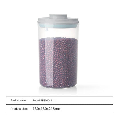 Airtight Food Storage Containers with Lids,Top Pop One Button Control,Air Tight Stackable Dry Cereal Container Set for Pantry