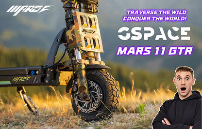 GSPACE MARS11 GTR Electric Scooter 2000*2W Motor 72V45Ah Battery Escooter  11 inch City tires E-Scooter.