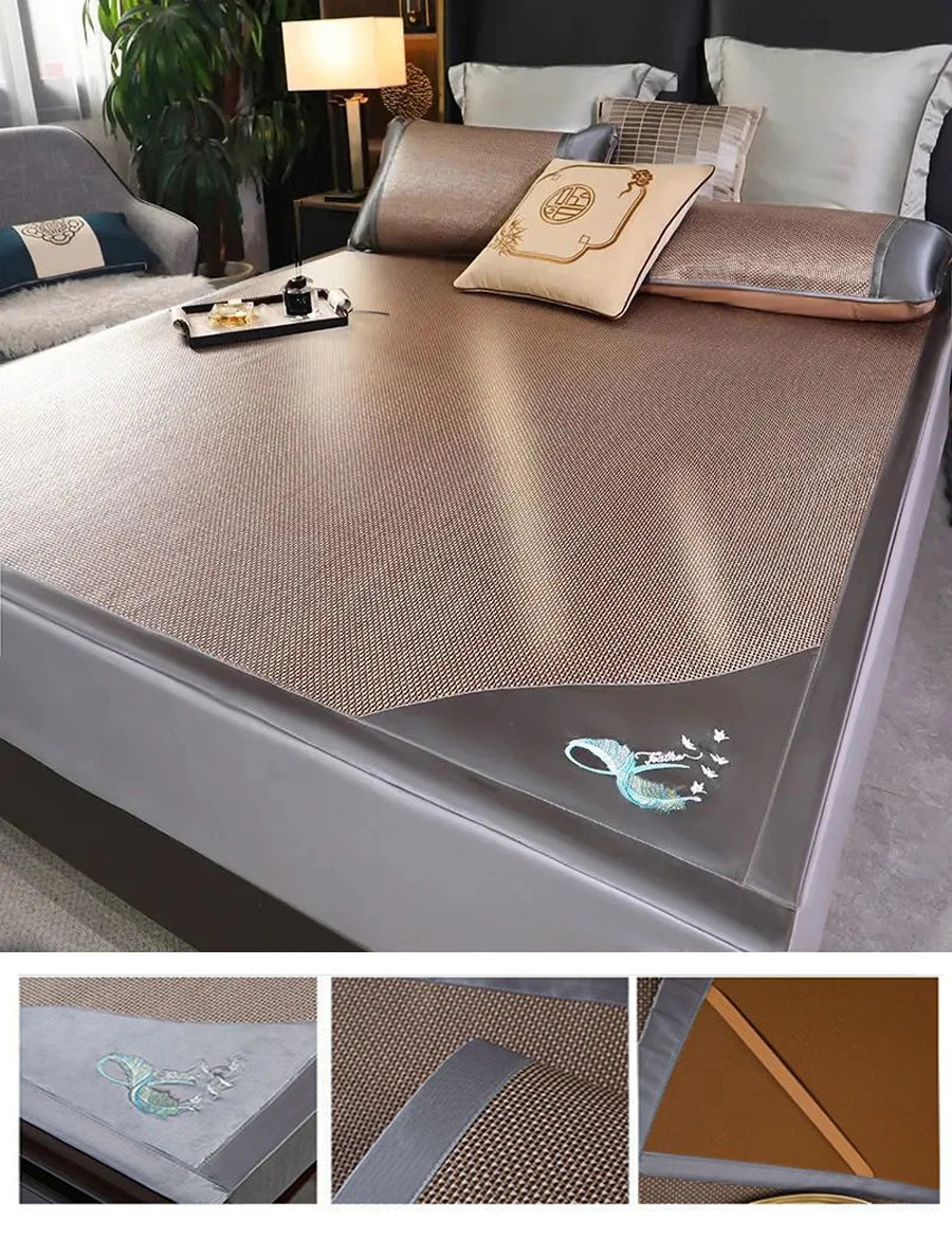 WOSTAR Summer cooling mattress 150 adult baby air conditioning cool sleeping mat cold bed sheet protection pad queen king size.