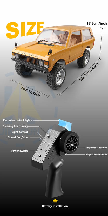 NEW 1/12 MN168 Rc Car MN Model 4WD Remote Control Crawler Off Road Vehicle Electric Climbing Car Toys for Children Adults