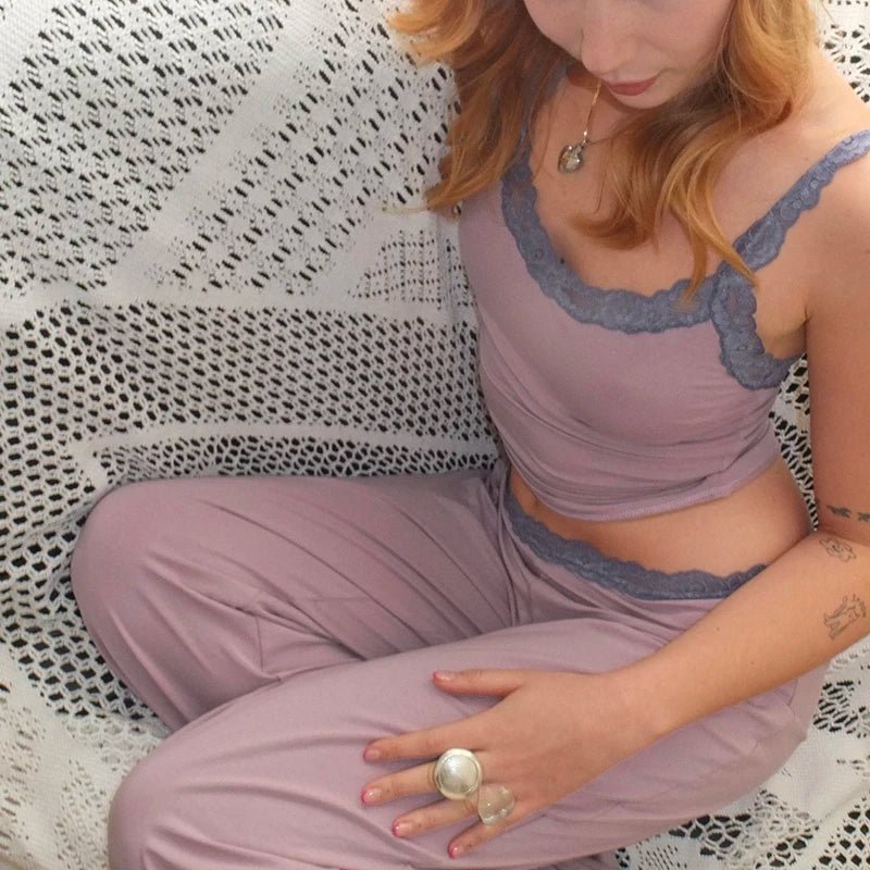 Sommer Leibchen Damen Spitze Trim Spaghetti Strap Weste Frauen Casual Slim Fit Crop Tops Coquette Ärmellose Tank Top Kleidung.