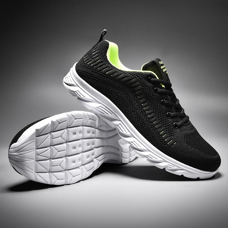YRZL Running Shoes Men Sneakers Fashion Lightweight Trainers Breathable Walking Shoes Comfortable Athletic Sport Shoes for Men.