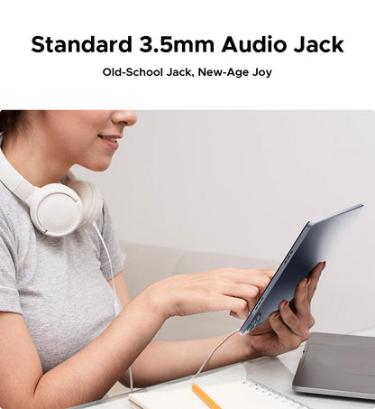 Doogee 2 in 1 Tablet Pc Tab E3 Max Gmini Ai 14" 2.1K Display Android 15 32Gb (8+24) 256Gb 13500Mah Battery Helio G100 Tablet Pc