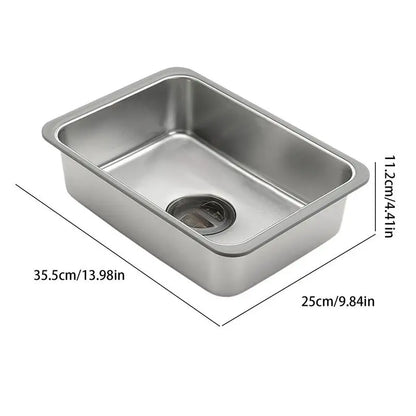 Small Kitchen Sink Stainless Steel Single Bowl Workstation Laundry Utility Sink Portable Farmhouse Kitchen Sink For Terraces