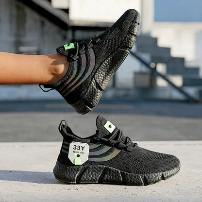 Men Casual Sports Shoes Breathable Lightweight Sneakers Summer Outdoor Tennis Running Walking Shoes Male Vulcanized Shoes Man.