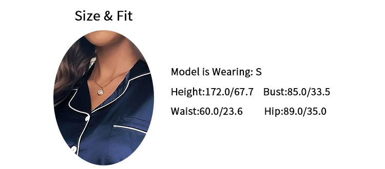 Sommer-Pyjama-Set aus Seidensatin für Damen, Oberteil und Shorts mit Knopfleiste, 2-teilig, Nachtwäsche, gekerbter Kragen, Nachtwäsche, Loungewear für Damen.