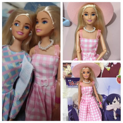 NEW 25 Style Doll Clothes Outfits Pink Winter Sweater Coat Dress Pant Costume Doll House Accessories Christmas Girls Gift.