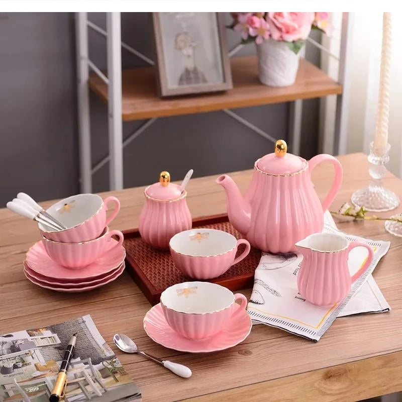 English set ceramic afternoon tea.