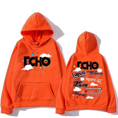 Jin Echo Hoodies Unisex Autumn Winter Casual Vintage Streetwear Sweatshirts Fashion Women New Album Tour Pullover Jin Fans Gifts.