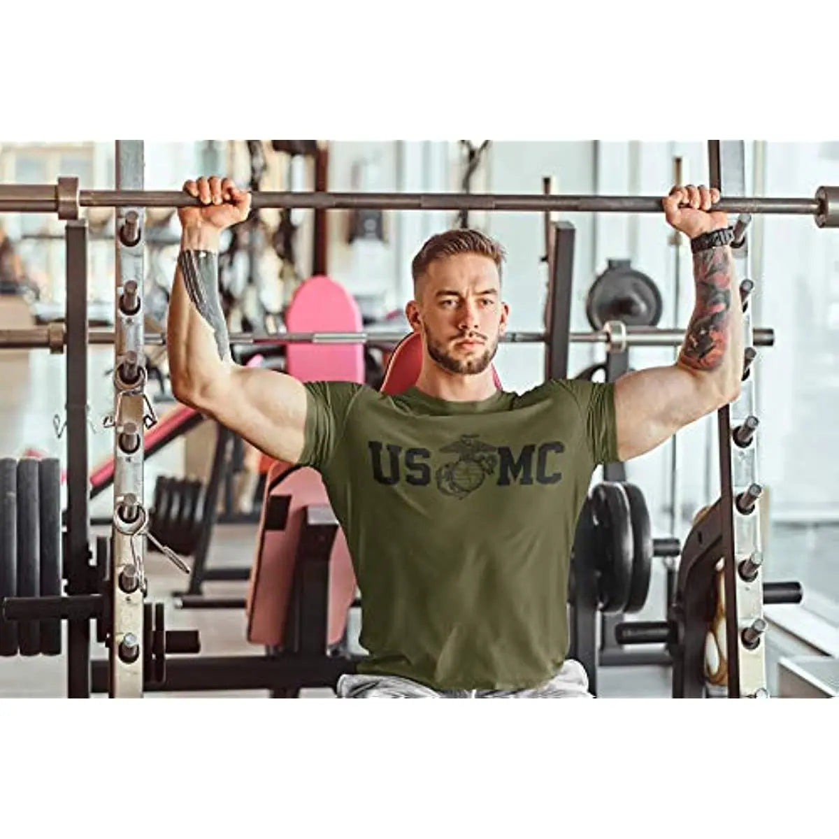 US Marine Corps Bull Dog USMC Military T-Shirt 100% Cotton O-Neck Summer Short Sleeve Casual Mens T-shirt Size S-3XL.