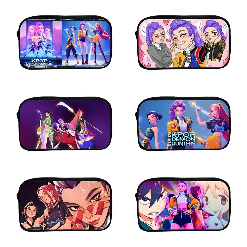 Kpop Demon Hunter Federmäppchen Cartoon Huntrix Federmäppchen Student Stiftetui Schule Schreibwaren Box.