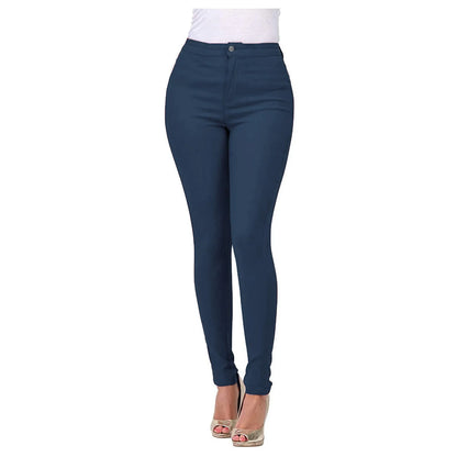 2025 New 7 Colors High Waist Slim Fit Jeans For Women Fashion Stretch Skinny Denim Pencil Pants Casual Female Trousers S-2XL.