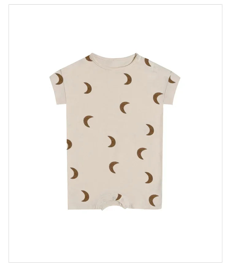 0-24M Neugeborenen Kind Baby Jungen Mädchen Kleidung Drucken Baumwolle Strampler Nette Süße Einteilige Overall Sommer Neue geboren Outfit.