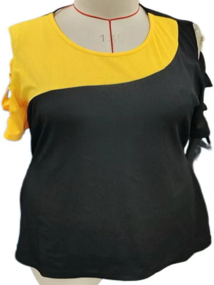 2025 Plus Size New Women's Fashion T-Shirt Tops For Spring And Summer In Europe And America.