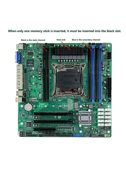 C612 Nas Motherboard DIY Kit E5 2680/2673/2686/2697A V4 CPU 32/64/96/128GB DDR4 Virtual Machine Routers 4x2.5GE 10xSATA Raid.