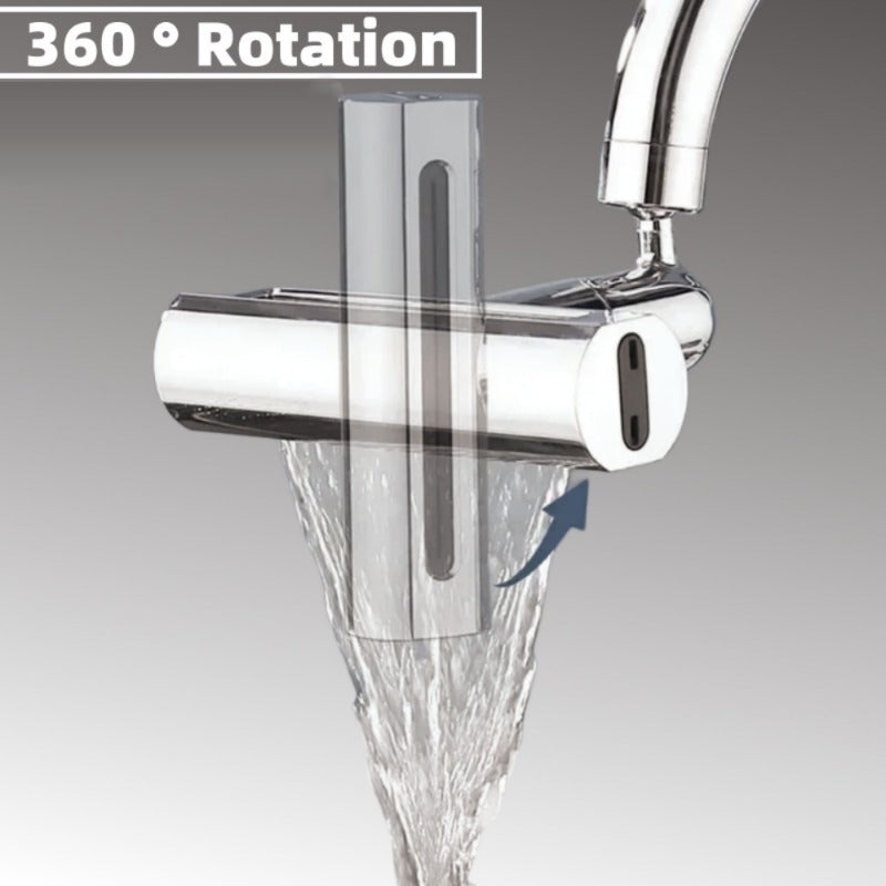 4 in 1 Kitchen Faucet Sprayer Anti-splash Pressurized Bubbler Multi Functional 360 ° Rotation Waterfall Faucet Home Accessories