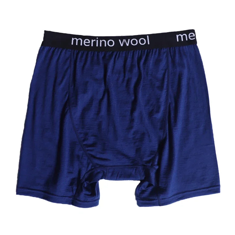 Herren-Boxershorts aus Merinowolle, Herrenunterwäsche, 100 % Merinowolle, Herren-Boxershorts aus Merinowolle, weich, bequem, atmungsaktiv, feuchtigkeitsableitend, USA-Größe