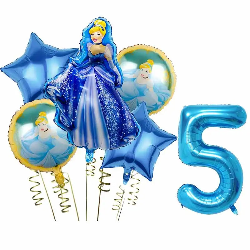 Disney Cinderella Geburtstag Dekoration Party Liefert Hintergrund Geschirr Set Luftballons Dekoration Party Gefälligkeiten Für Kinder Geburtstag
