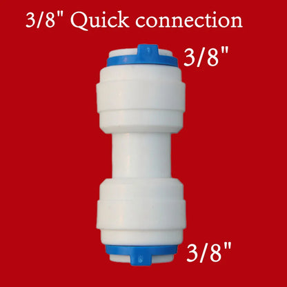 Water Purifier Accessories 1/4" 3/8" OD Hose To 1/4" 3/8" 1/2" Aquarium Quick Fitting RO Water Plastic Pipe Coupling Connector