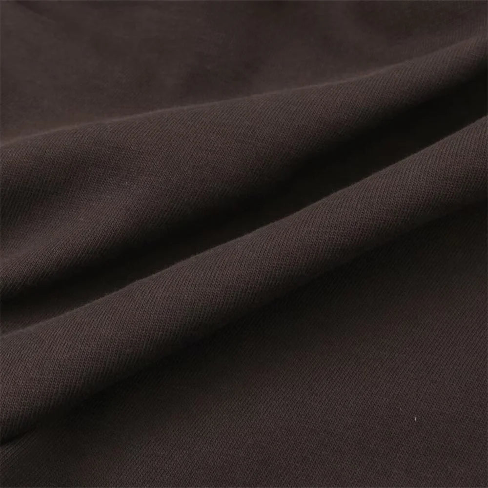 Women's Tri Color Side Folded Decorative T-shirt Round Neck Long Sleeve Spring/Summer New Casual Women's Clothing.