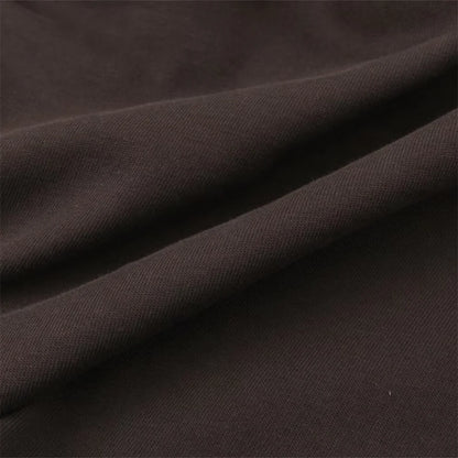 Women's Tri Color Side Folded Decorative T-shirt Round Neck Long Sleeve Spring/Summer New Casual Women's Clothing.