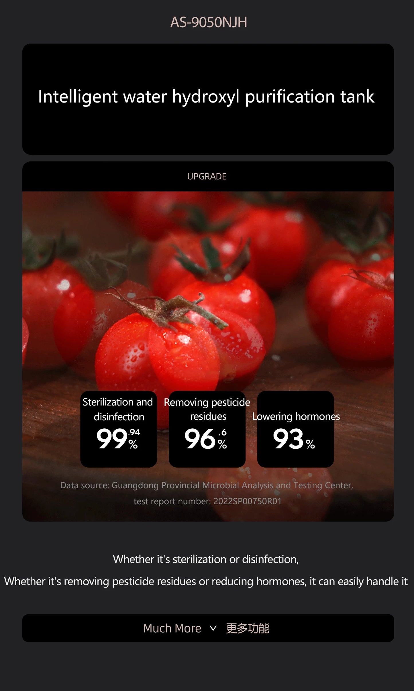 ASRAS Kitchen Sink Stainless Steel Nano Grey Kitchen Sink with Built-in Food Purifier, Hidden Cover & Adjustable Lift Faucet