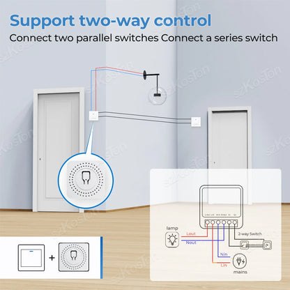 RF433 WiFi Smart Switch Tuya 16A Home Mini Relais Empfänger DIY Licht Schalter Automatisierung Controller Stimme Funktioniert mit Alexa Google.