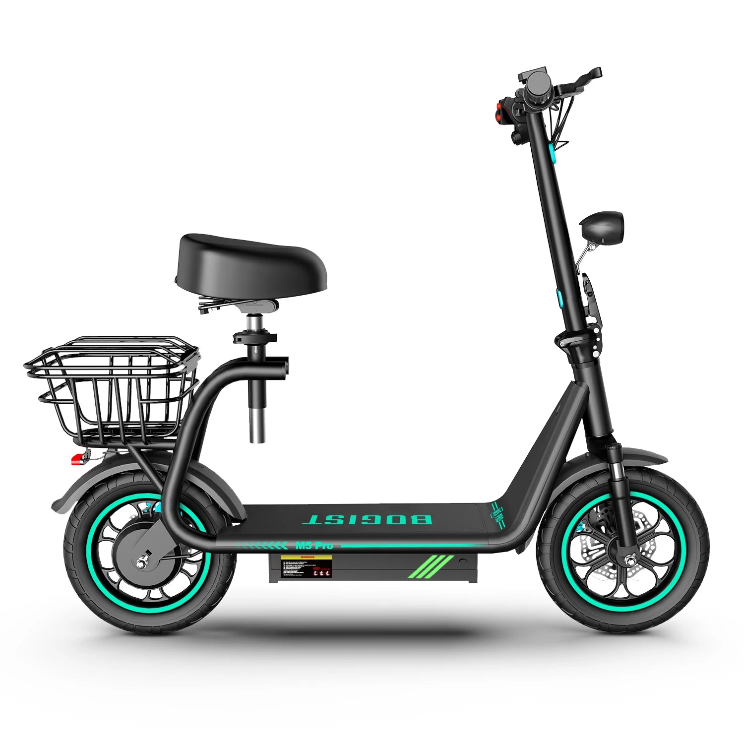Bogist M5 Pro Adult Electric Scooter City E-Scooter For Men 500W 48V 15AH Battery 12.5 Inch City Tires Escooter E-Scooter.