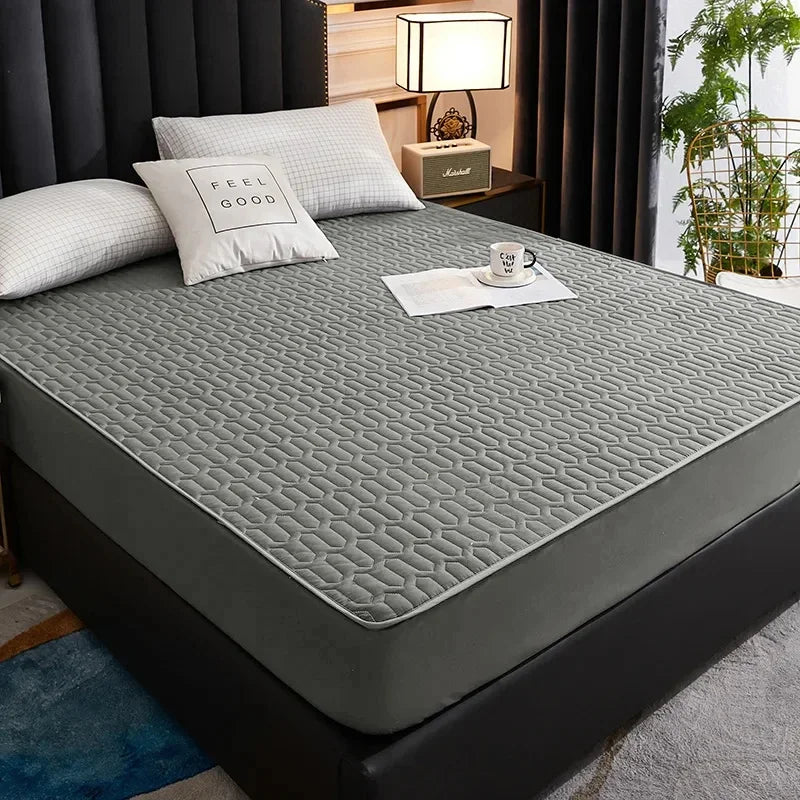 Bed Cover Mat Cover Waterproof Thicken Mattress Pad Protector Skin-Friendly Durable Fitted Sheet Latex 150x200 180x200 160x200.