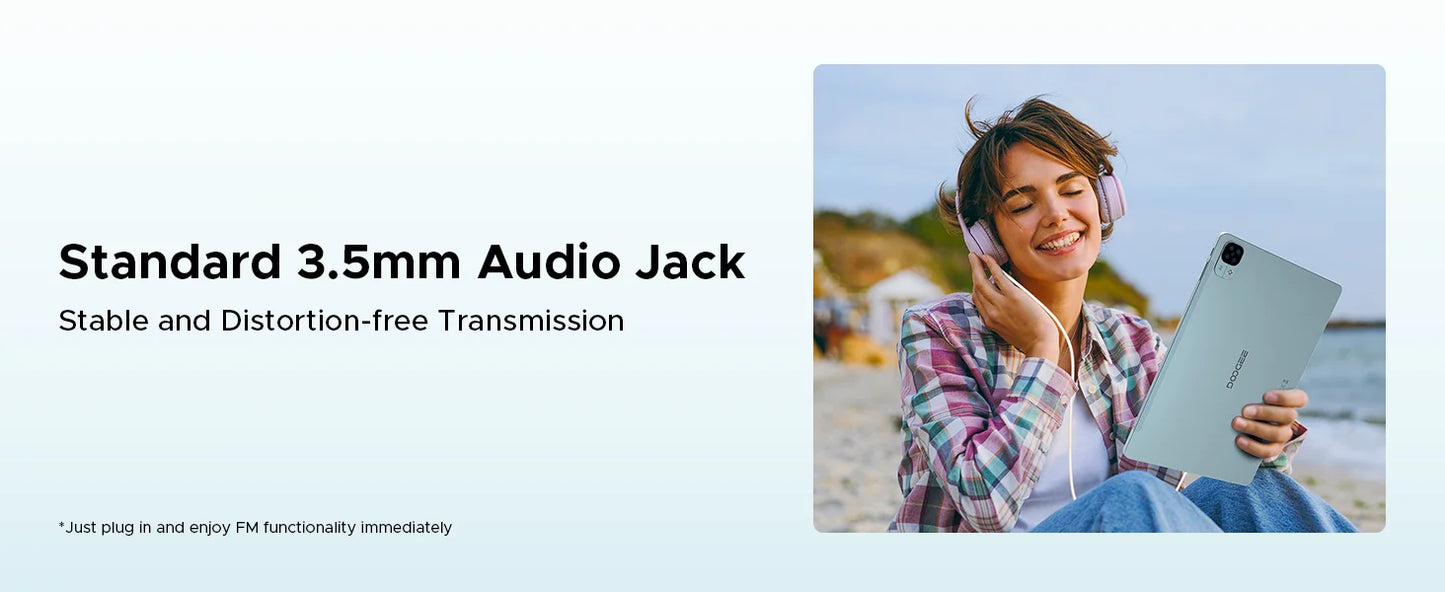 Global Version Doogee Tab E3 Tablet Pc Android 15 Gemini Ai 11-Inch Ultra-Clear 32Gb(8+24) 256Gb Helio G100 8800Mah Battery Tablet