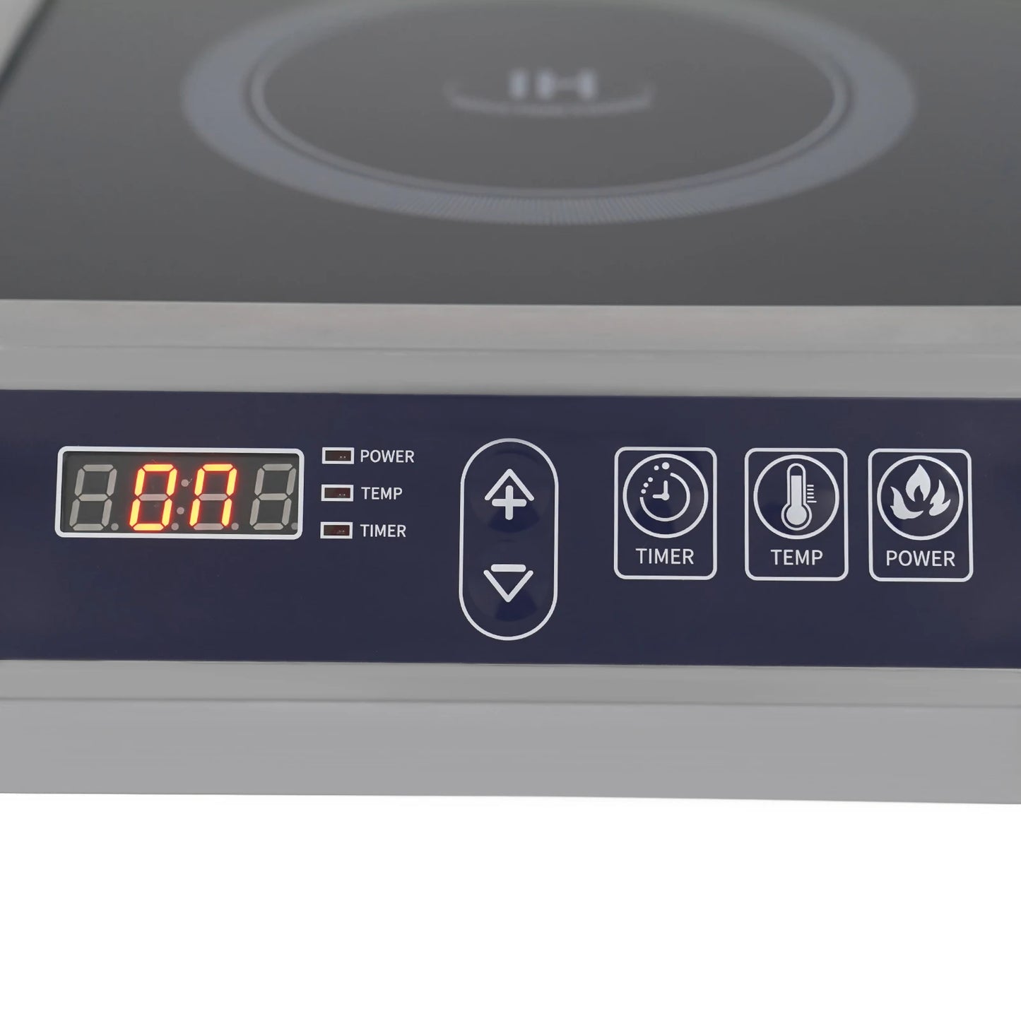 Sweetmile Induction cooking plate 3500 W with Touch Control and black crystal plate 220 V.
