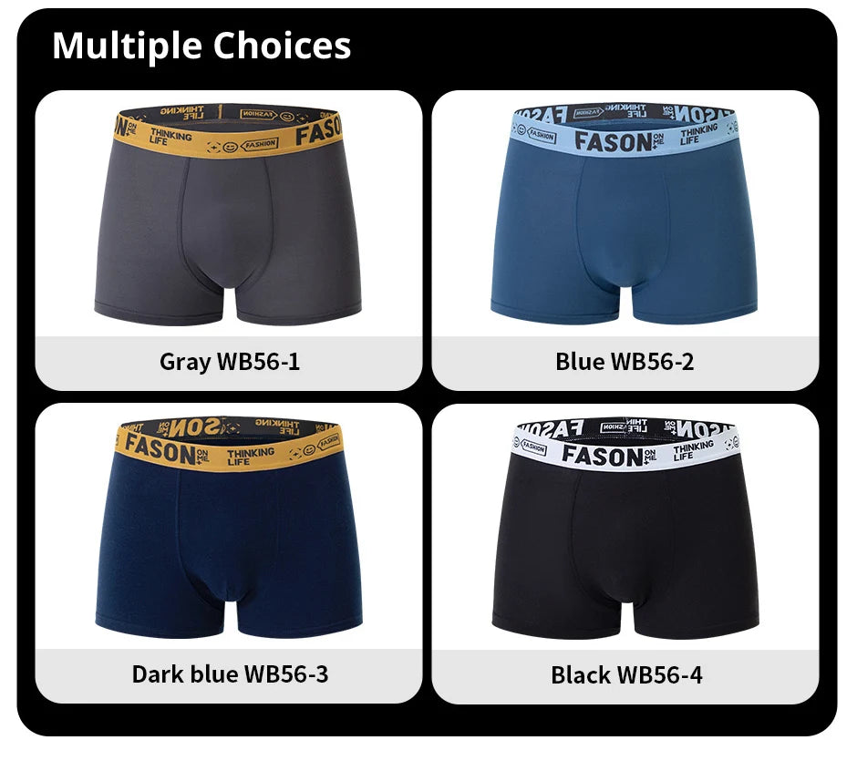 4/5 Stück Herrenmode Bedruckte Unterwäsche Bequeme Joker Boxer Plus Größe 5XL Jugendliche Mehrfarbige Mix Shorts Boxer mittleren Alters