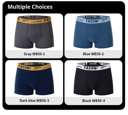 4/5 Stück Herrenmode Bedruckte Unterwäsche Bequeme Joker Boxer Plus Größe 5XL Jugendliche Mehrfarbige Mix Shorts Boxer mittleren Alters