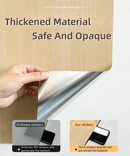 40 cm Möbelrenovierungsaufkleber, selbstklebende Holzmaserungsaufkleber, Tapetenschränke, Holztüren, Tischplatten, Wandaufkleber