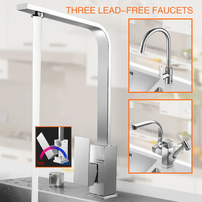 Kitchen sink lead-free handmade brushed 304 stainless steel 3mm thickness single bowl large size kitchen sink