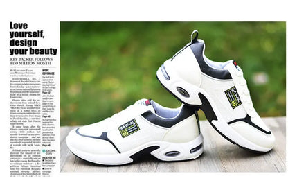 Neue Männer Laufschuhe Atmungsaktive Air Kissen Turnschuhe Männer Outdoor Lace Up Wanderschuhe Non-slip Männer Sport Schuhe Tenis masculino