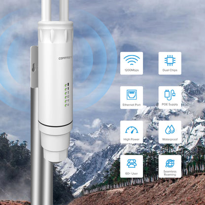 COMFAST AC1200/AC1300 Outdoor AP Router 2.4G/5G Dual Dand Long Range signal Extender Amplifie wireless WiFi Repeater waterproof.