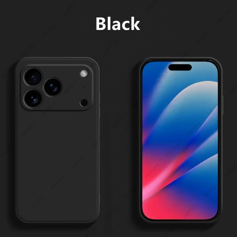 Liquid Silicone Case For iphone 17 Pro Max For iphone 17 17 Pro 17 Pro Max Cover TPU Shockproof Protective Cover iphone 17 Air.