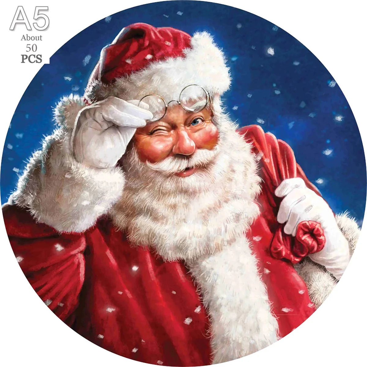 Deer in The Forest Wooden Puzzle Unique Shape Animal Puzzle Adult Relaxation Gift Exquisite Boxed Set with Decorative Artworks