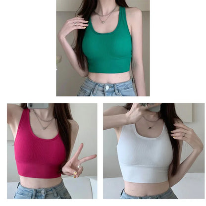 3pcs Sport Fitness Yoga Bra Sexy Women Vest Back Cross Strap Tank Tops Female Push Up Running Bra Lady Breathable Soft Underwear