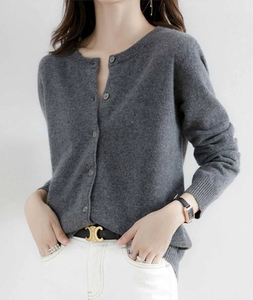 2025 neue Herbst Frühling Pullover Mode Frauen Gestrickte Dünne Lange Hülse O-ansatz Jumper Casual Büro Dame Pendeln Pullover Top.