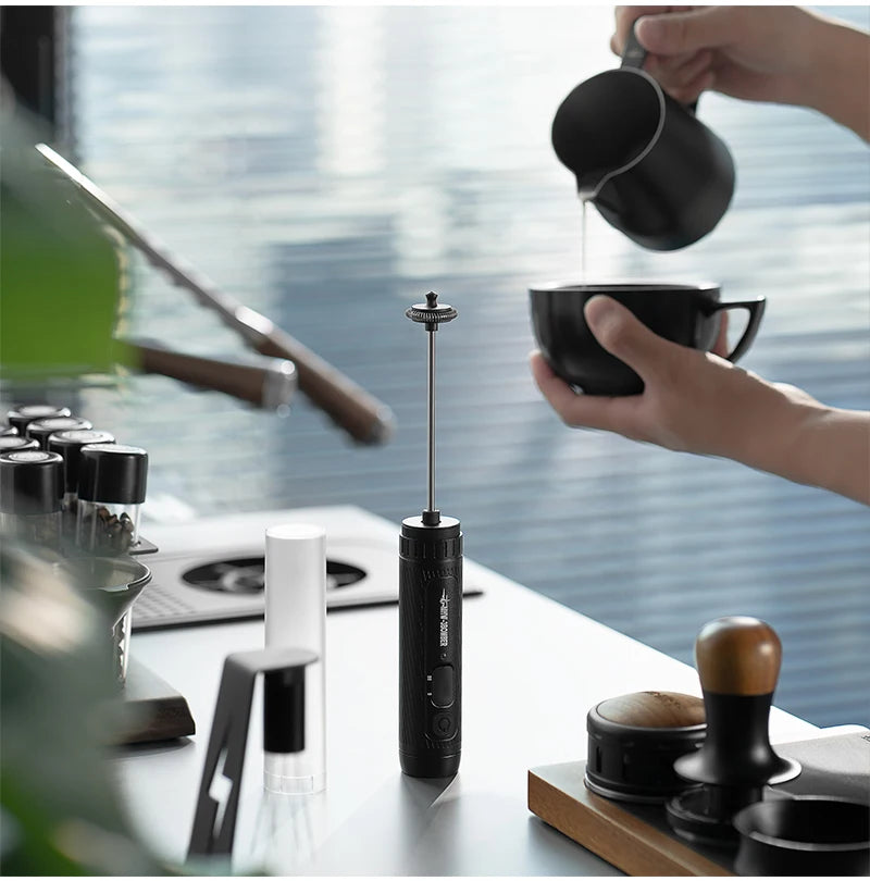 MHW-3BOMBER Official Electric Milk Frother Portable Home Barista Tools Kitchen Accessories
