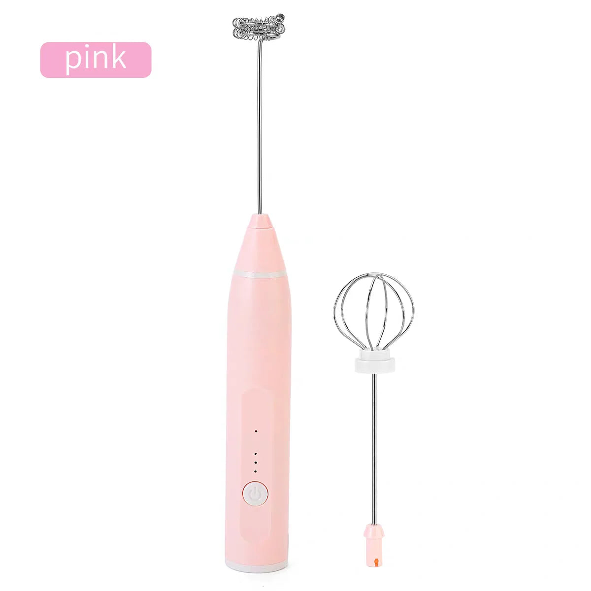 Powerful Milk Frother Wand Mini Handheld Milk Frother Whisk Rechargeable Drink Mixer for Coffee Lattes.