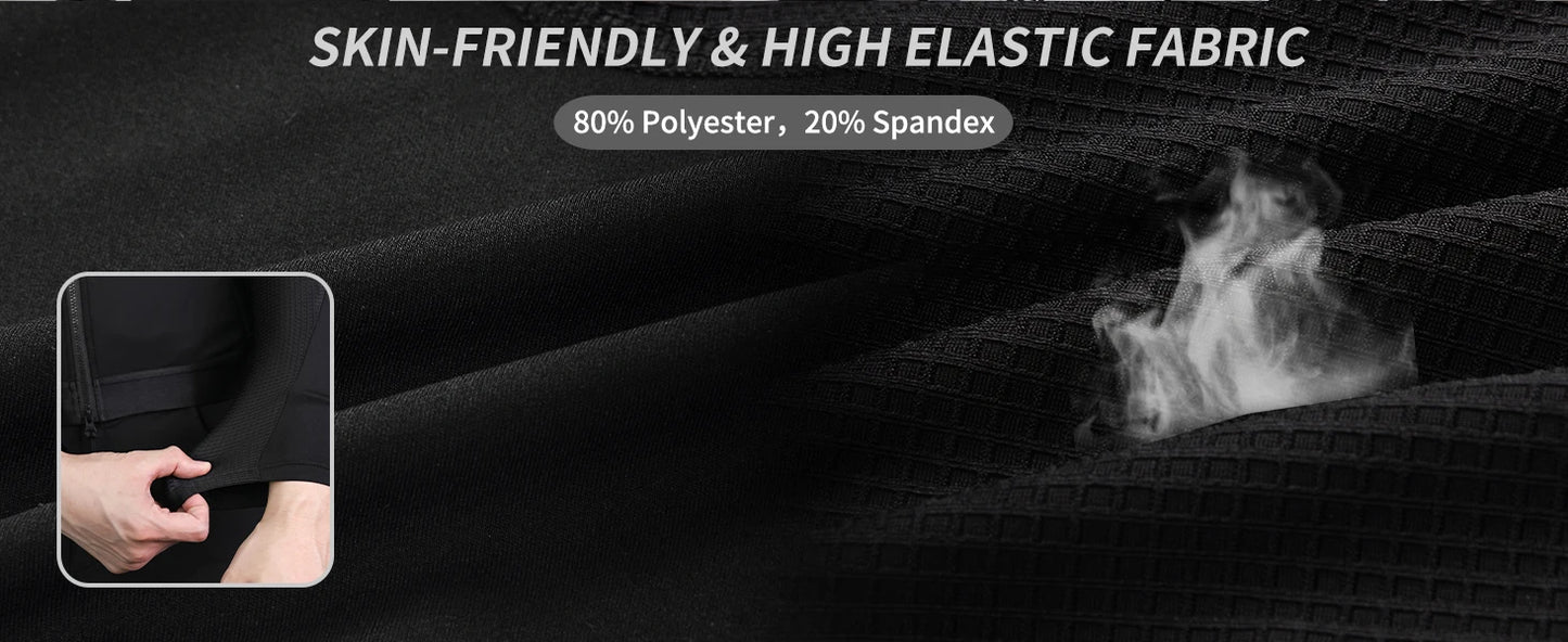 WOSAWE Men's Motorcycle Racing Jacket Off-Road CE Protective Gear Motocross Soft Armor Body Protector Sports Racing Equipment.